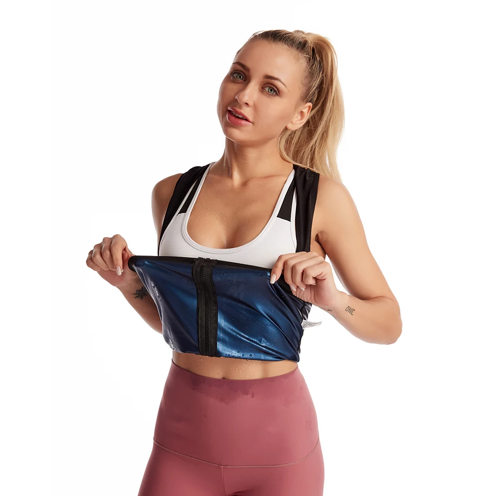 Women Front Zip Sweat Suit Body Shaper Slimming vest Loss Weight Polymer Sauna Sweat Shaper, As show or can be customized
Women Front Zip Sweat Suit Body Shaper Slimming vest Loss Weight Polymer Sauna Sweat Shaper, As show or can be customized