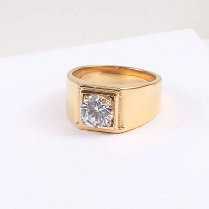 Fashion Stainless Steel Jewelry 18k Gold Plated Giant Diamond Simple Square Advanced Rings
Fashion Stainless Steel Jewelry 18k Gold Plated Giant Diamond Simple Square Advanced Rings