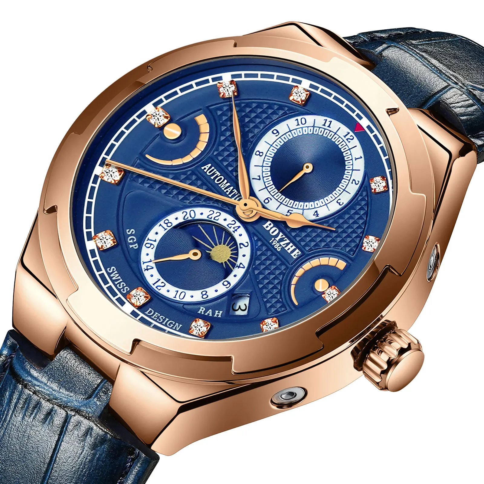 BOYZHE new Design cheap Automatic Mechanical Watch Full Hollow Stainless Steel Strap man fashion Wrist Watch
BOYZHE new Design cheap Automatic Mechanical Watch Full Hollow Stainless Steel Strap man fashion Wrist Watch