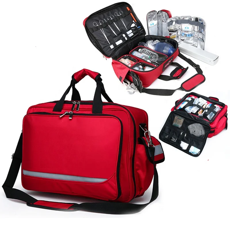 Travel Large Capacity Waterproof Oxford Multifunctional EMT Empty Medical Equipment Bag, Red/navy blue/customized
Travel Large Capacity Waterproof Oxford Multifunctional EMT Empty Medical Equipment Bag, Red/navy blue/customized