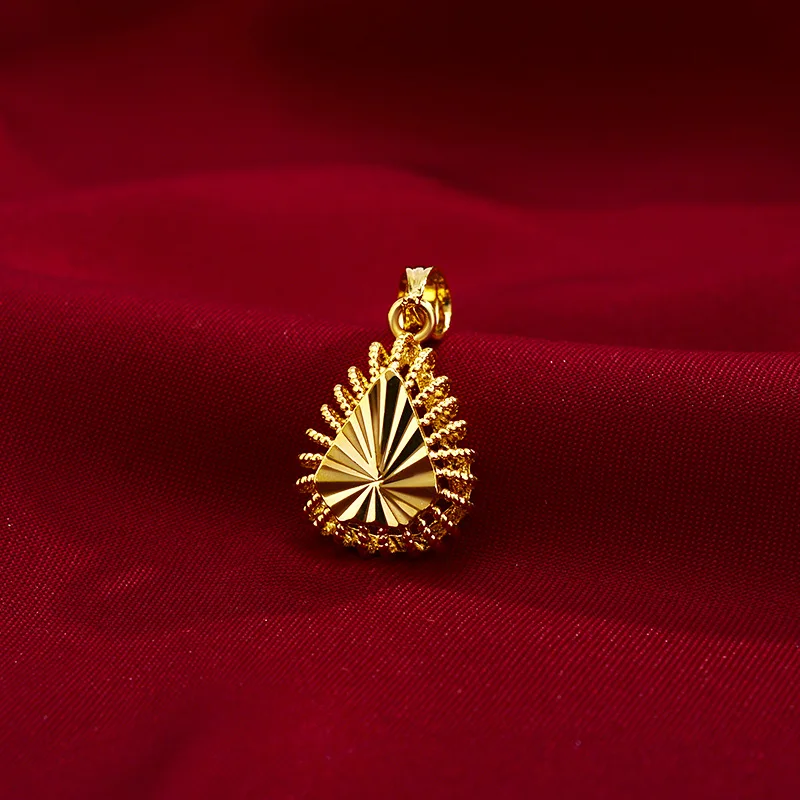 Fashion 14k Gold Necklace Pendant for Women Wedding Engagegent Jewelry Thailand Yellow Gold Pendant No Chain Anniversary Gifts
Fashion 14k Gold Necklace Pendant for Women Wedding Engagegent Jewelry Thailand Yellow Gold Pendant No Chain Anniversary Gifts