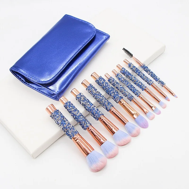 Luxury Makeup Brush Designer Other Makeup Brushes Sets Manufacturers Direct Sale High Quality Diamond Makeup Brushes Set, Customized color
Luxury Makeup Brush Designer Other Makeup Brushes Sets Manufacturers Direct Sale High Quality Diamond Makeup Brushes Set, Customized color