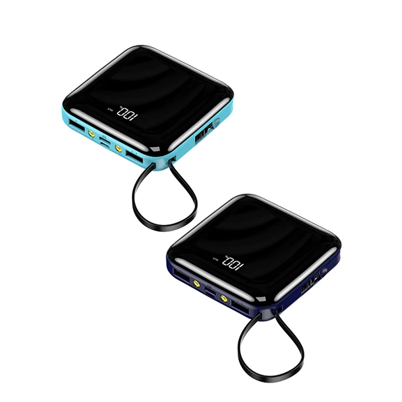 Creative square mini charging treasure 10000mAh digital display dual USB Ports power bank outdoor portable mobile power, Black/green/red/blue
Creative square mini charging treasure 10000mAh digital display dual USB Ports power bank outdoor portable mobile power, Black/green/red/blue
