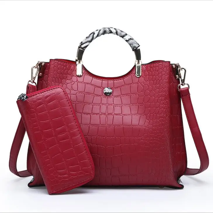 New Stylish Women PU ladies bag 2 in 1 set Women's Bag Lady genuine Handbag for Wholesale
New Stylish Women PU ladies bag 2 in 1 set Women's Bag Lady genuine Handbag for Wholesale