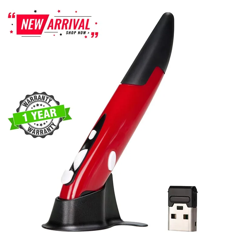 OTG 2.4G wireless pen mouse personalized creative vertical pen mouse computer pen mouse gift, White, red, blue, silver gray, black
OTG 2.4G wireless pen mouse personalized creative vertical pen mouse computer pen mouse gift, White, red, blue, silver gray, black