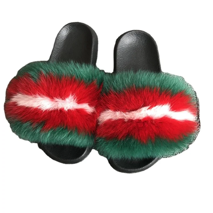 Fashionable high quality fur slides real fox fur slides luxury women shoes slippers scandals, Multicolor
Fashionable high quality fur slides real fox fur slides luxury women shoes slippers scandals, Multicolor