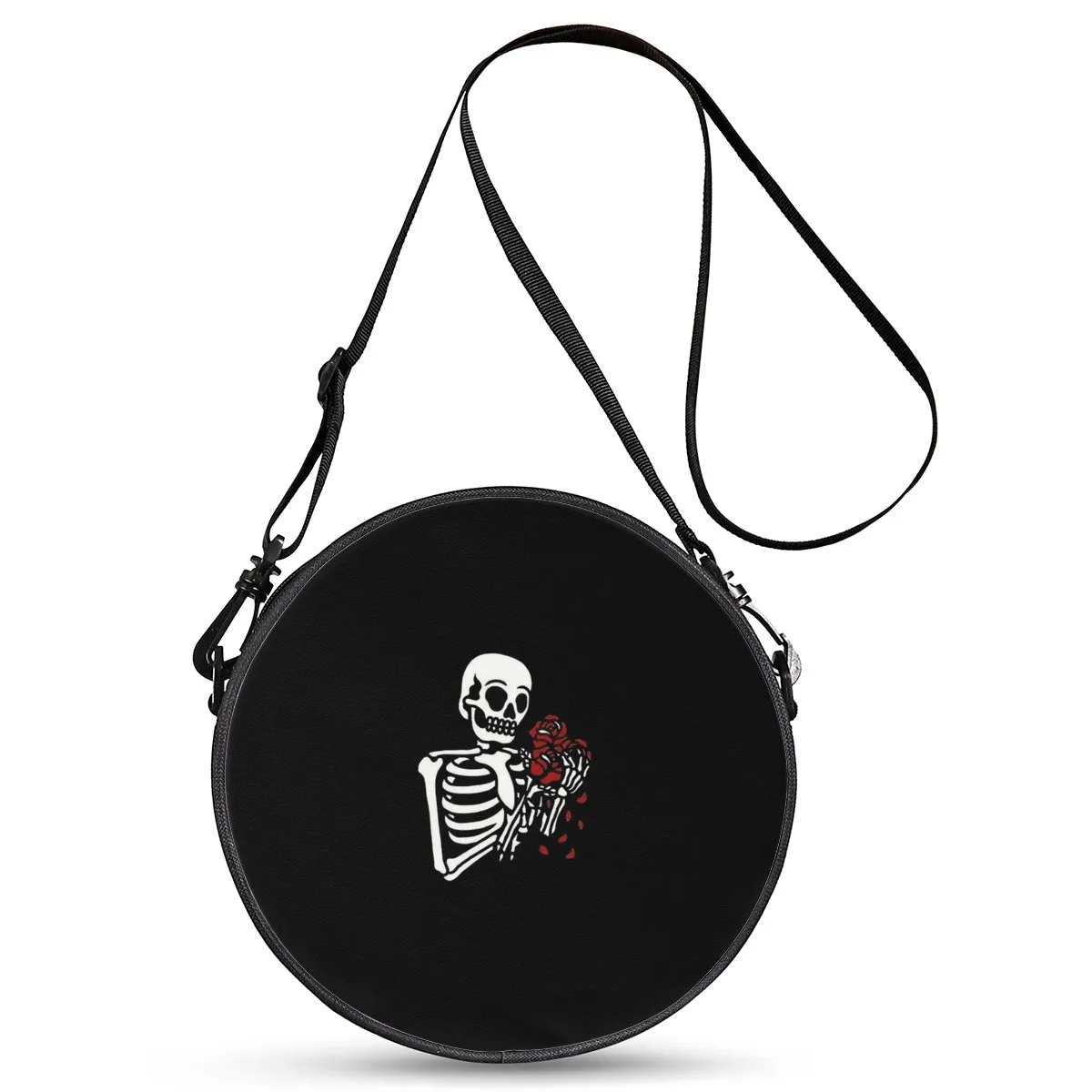Factory custom round skull knight women's messenger bag small, lightweight and easy to carry messenger bag Halloween print, Customize your design
Factory custom round skull knight women's messenger bag small, lightweight and easy to carry messenger bag Halloween print, Customize your design