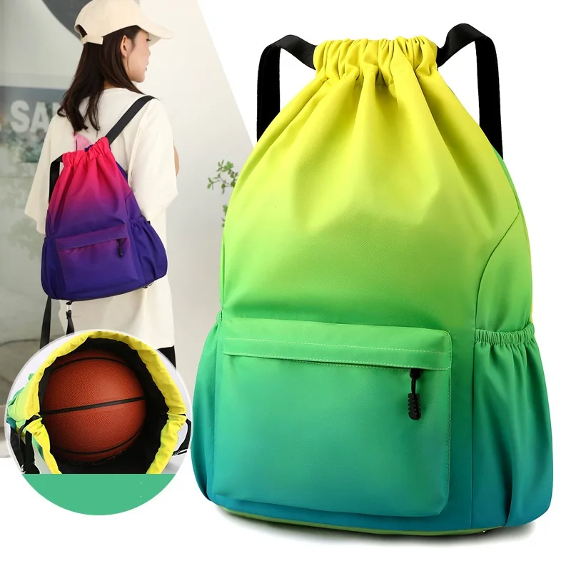 New tie dye two-color drawstring backpack waterproof large capacity outdoor travel sports fitness bags for men and women
New tie dye two-color drawstring backpack waterproof large capacity outdoor travel sports fitness bags for men and women