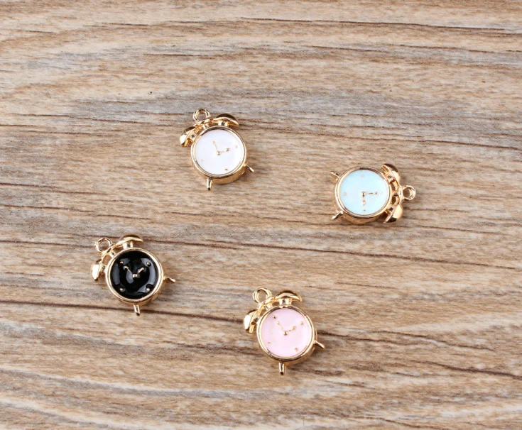 cute color enamel table clock charms Korea time clock charms for bracelet necklace DIY metal clock charms jewelry accessories
cute color enamel table clock charms Korea time clock charms for bracelet necklace DIY metal clock charms jewelry accessories