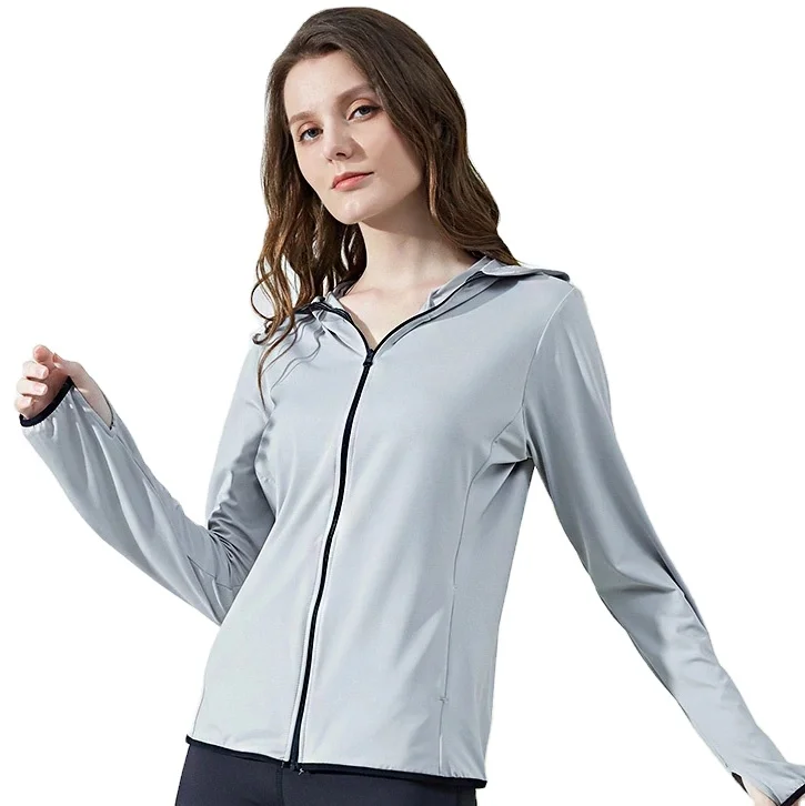 sports wear active wear female summer hooded solid color short breathable jacket casual sports clothing
sports wear active wear female summer hooded solid color short breathable jacket casual sports clothing