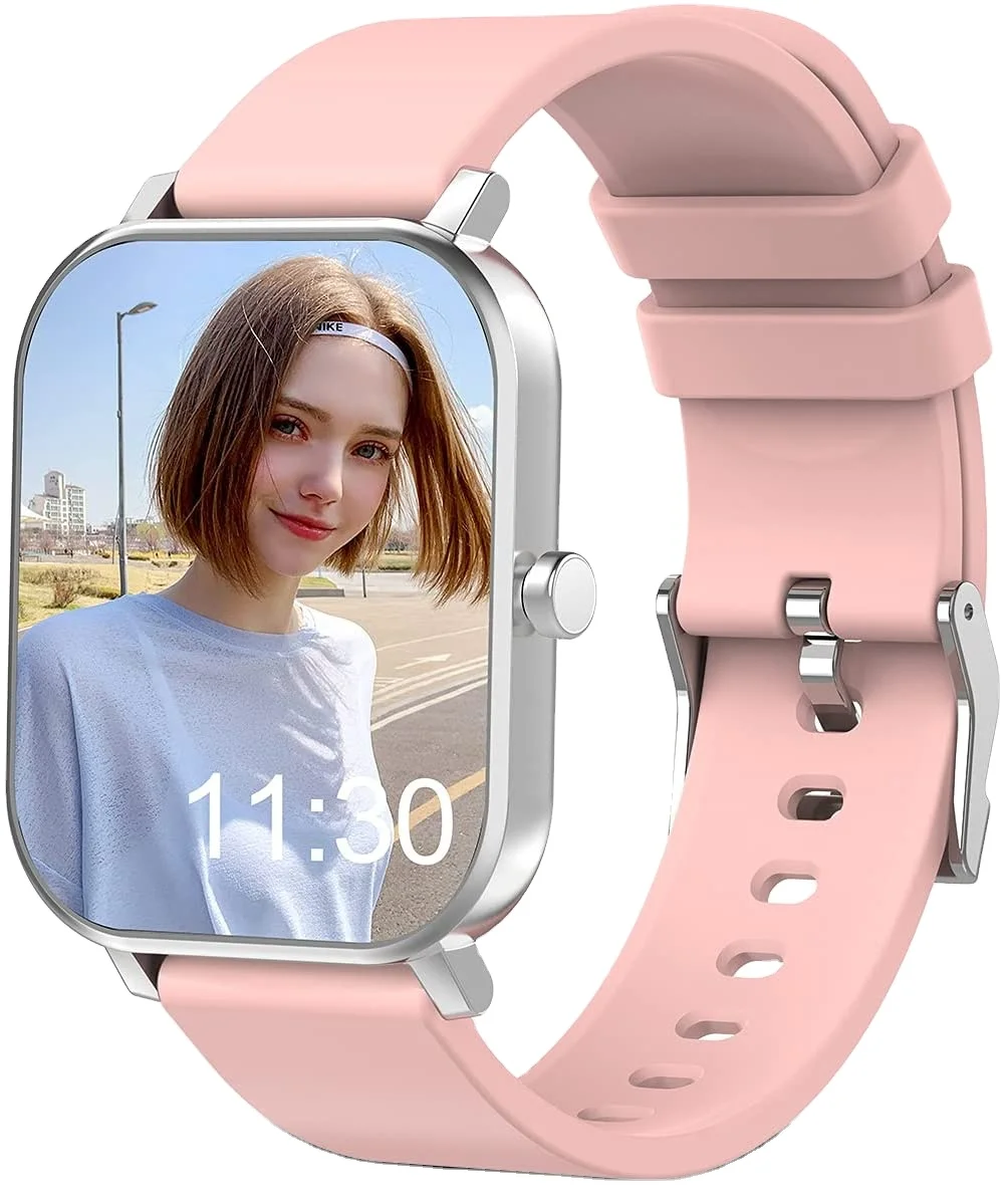 1.69" Full Touch Screen Heart Rate Monitor Sleep Tracker Smart Watch phone for Android Phones Compatible with iPhone Samsung
1.69" Full Touch Screen Heart Rate Monitor Sleep Tracker Smart Watch phone for Android Phones Compatible with iPhone Samsung