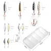 5 Grids 10 Pieces/Box lures fishing outdoor lure spoon fishing lure set