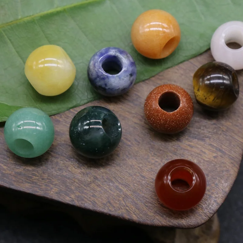 Wholesale Various Color 12mm Gemstone Big Hole Round Beads For DIY Jewelry Making, In picture
Wholesale Various Color 12mm Gemstone Big Hole Round Beads For DIY Jewelry Making, In picture