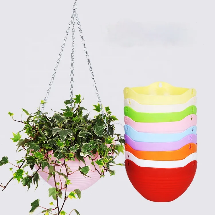 Plastic hanging basket flower pot hanging wall-mounted green radish pot balcony green plant succulent pot with hanging chain, Picture
Plastic hanging basket flower pot hanging wall-mounted green radish pot balcony green plant succulent pot with hanging chain, Picture