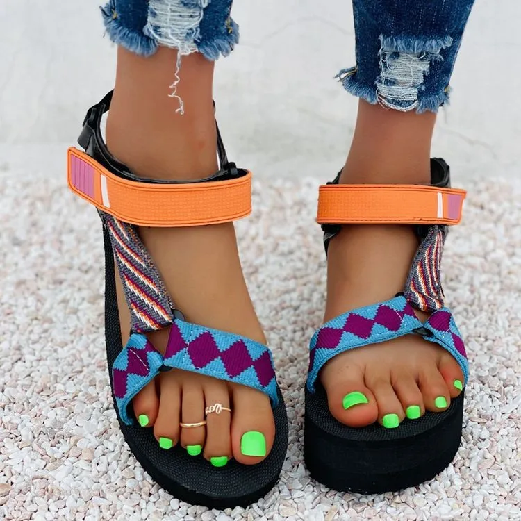 Large size shoes women 2021 summer new thick-soled beach shoes ethnic style Hook&Loop women's sandals, Pictures
Large size shoes women 2021 summer new thick-soled beach shoes ethnic style Hook&Loop women's sandals, Pictures