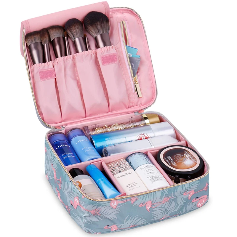 Flamingos Waterproof Polyester Large Size Travel Makeup Box Cosmetic Bag Toiletry Organizer with Brush Holder Lipstick Case, Blue or custom
Flamingos Waterproof Polyester Large Size Travel Makeup Box Cosmetic Bag Toiletry Organizer with Brush Holder Lipstick Case, Blue or custom