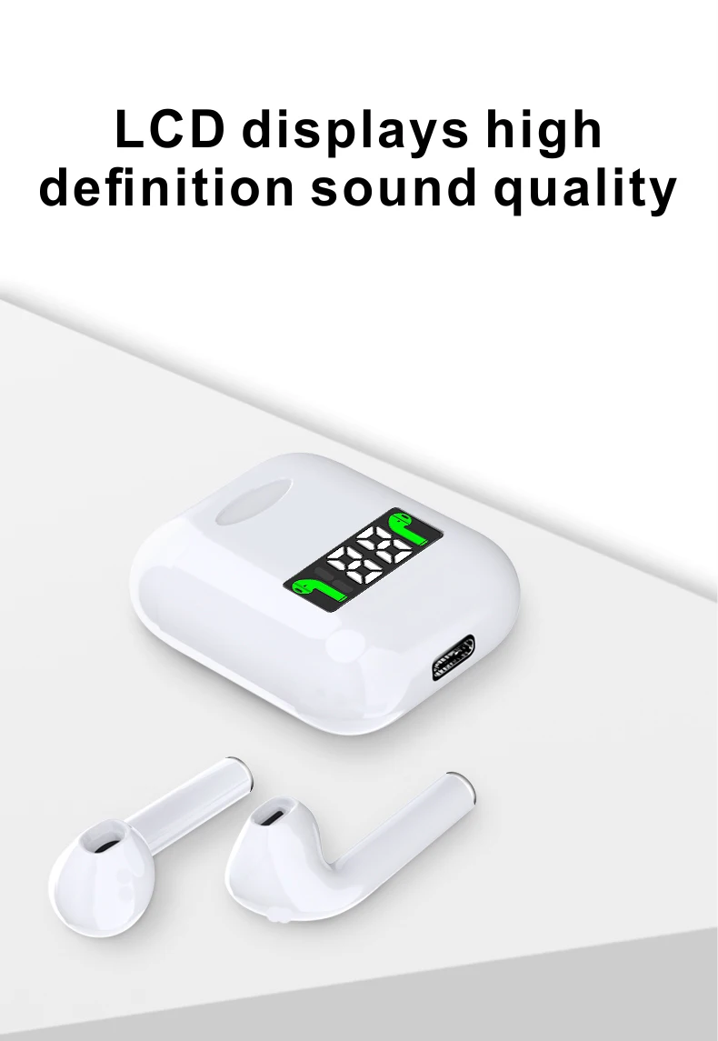2019 new arrivals wireless earbuds full intelligent digital display i99 tws tws 5.0 earphone - ANKUX.COM