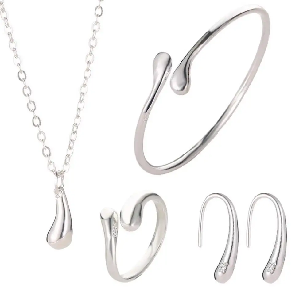 Small Order Western Hot Sale Personality Jewelry Set Plain Water Drop Bijoux Jewelry Set For Women 2021 Wholesale, As picture
Small Order Western Hot Sale Personality Jewelry Set Plain Water Drop Bijoux Jewelry Set For Women 2021 Wholesale, As picture
