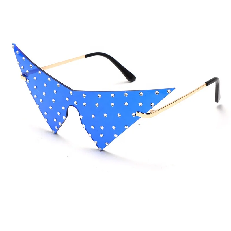 Luxury Frameless Metal Frame Sunglasses Funny Party Triangle Rhinestone Shades Rimless Sunglasses Eyewear Women, 5 colors
Luxury Frameless Metal Frame Sunglasses Funny Party Triangle Rhinestone Shades Rimless Sunglasses Eyewear Women, 5 colors