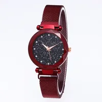Fashion Trend Starry Sky Quartz Ladies Watch Magnet Alloy Mesh Belt Charm Wrist Watch For Women
Fashion Trend Starry Sky Quartz Ladies Watch Magnet Alloy Mesh Belt Charm Wrist Watch For Women