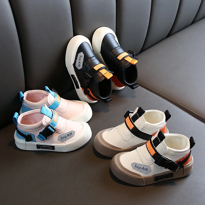 Fashion boy casual fashion leather girl hook loop baby shoes children shoes kid sneaker shoes, Black/white/pink
Fashion boy casual fashion leather girl hook loop baby shoes children shoes kid sneaker shoes, Black/white/pink