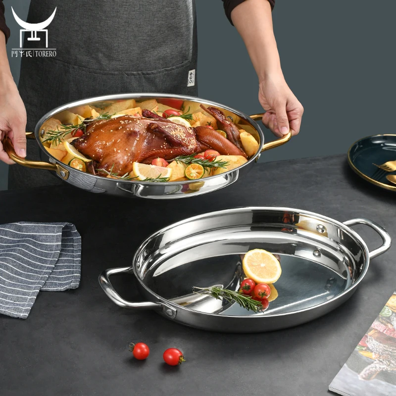 304 Stainless steel cooking seafood pot lobster tray three-layer steel oval multi-function fish turkey roasting pan
304 Stainless steel cooking seafood pot lobster tray three-layer steel oval multi-function fish turkey roasting pan