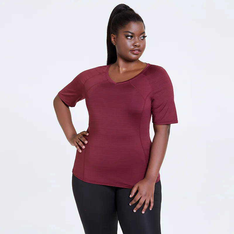 Plus Size L-4XL Women Yoga Tops Mesh Fitness Running Loose T-Shirts Gym Workout Training Shot Sleeve Breathable Sports Shirts
Plus Size L-4XL Women Yoga Tops Mesh Fitness Running Loose T-Shirts Gym Workout Training Shot Sleeve Breathable Sports Shirts