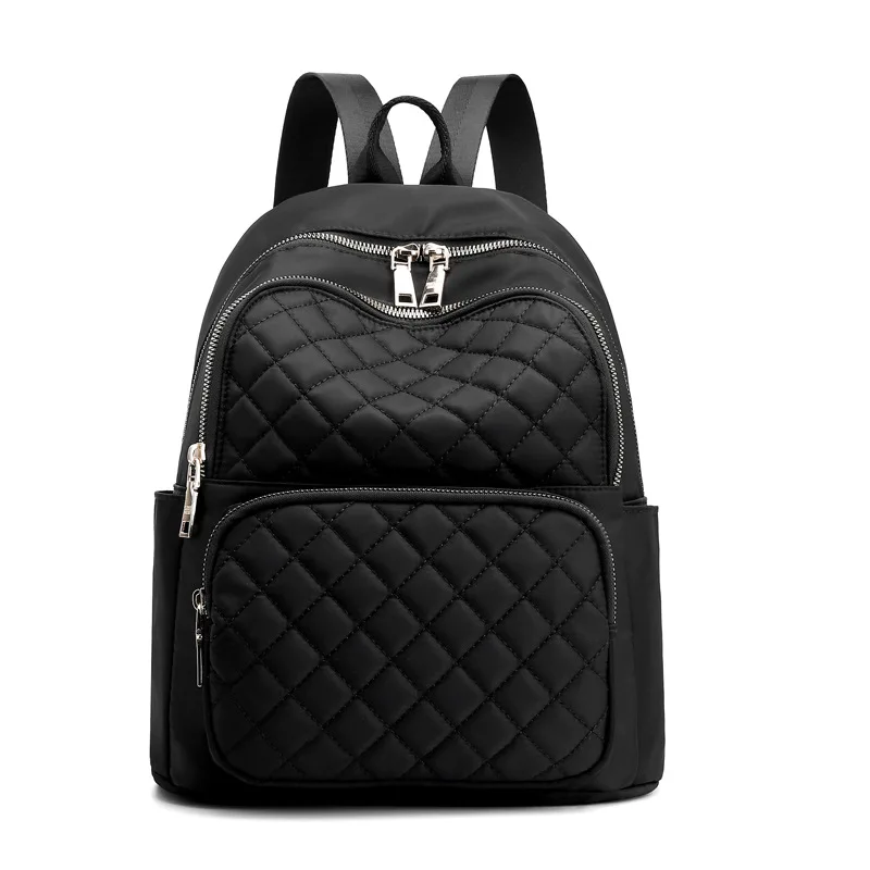 Women's fashion leisure waterproof nylon bag light and versatile ladies travel backpack trend student backpack wholesale custom
Women's fashion leisure waterproof nylon bag light and versatile ladies travel backpack trend student backpack wholesale custom