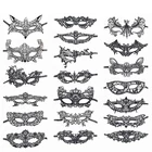 20pc Sets ultra thin carnival masquerade women lace hollow mask set for sale