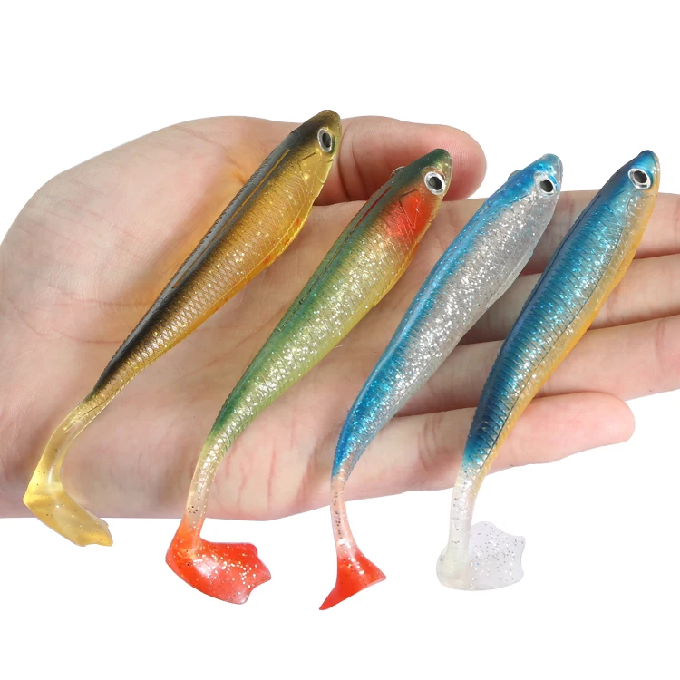 Newbility vivid fish colors soft plastic fishing lures 12cm 12g Ttail fishing lures, 4 colors in stock
Newbility vivid fish colors soft plastic fishing lures 12cm 12g Ttail fishing lures, 4 colors in stock