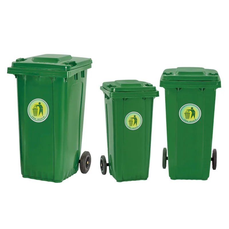 

240L Outdoor Street 96 Gallon Trash Can Dustbin Urban recycle plastic waste dust bin Garbage Dust Bins/box Bs With Pedal, Green or as your requirement