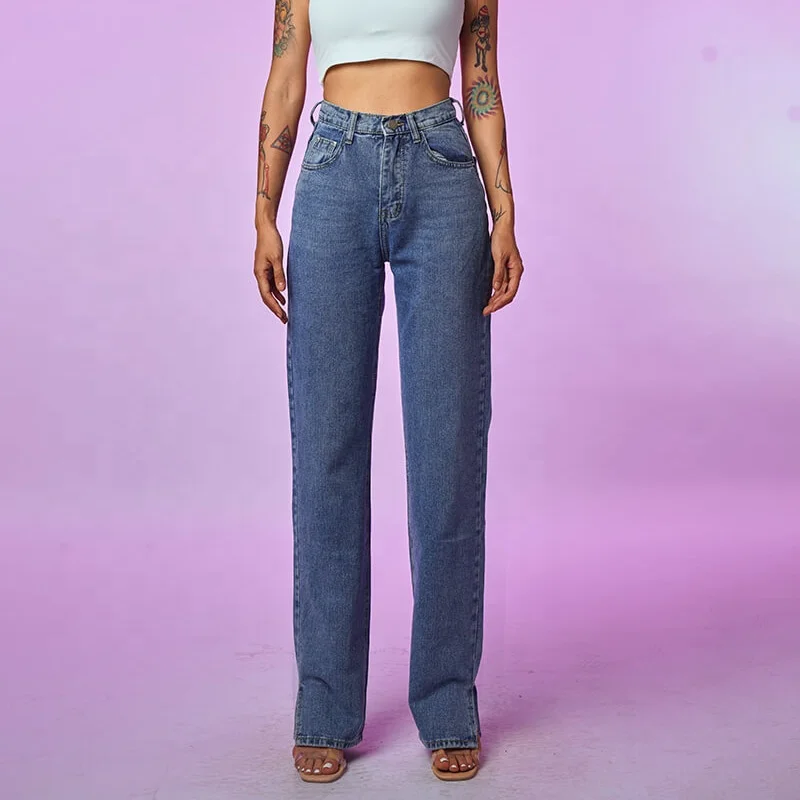 Women's Summer Jeans Straight Leg Mom Baggy Denim Trousers 2021 Fashion Casual Undefined High Waist Loose Boyfriend Jeans, Black / white / blue
Women's Summer Jeans Straight Leg Mom Baggy Denim Trousers 2021 Fashion Casual Undefined High Waist Loose Boyfriend Jeans, Black / white / blue