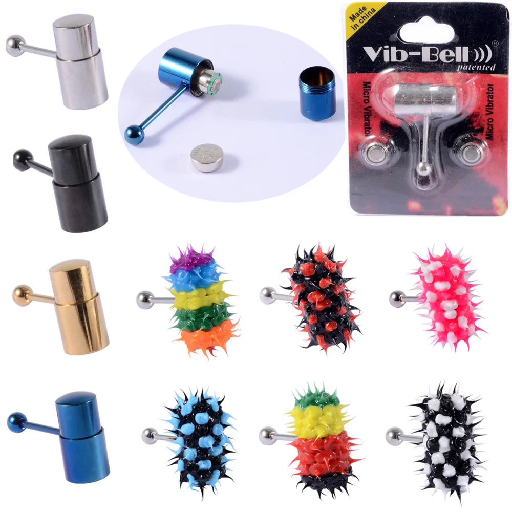 XM20079 Silicone Vibrating ball Tongue ring Stainless Steel Vibrating Massage Tongue Ring, Customized color
XM20079 Silicone Vibrating ball Tongue ring Stainless Steel Vibrating Massage Tongue Ring, Customized color