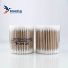 2019 high quality bamboo stick q tips for ear cleaning