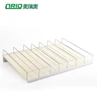 Plastic Gravity Feed Display Rack Bottle Shelf For Refrigerator