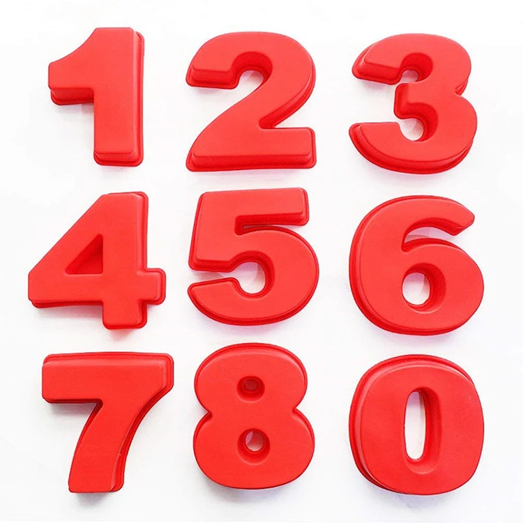 10 Inch Silicone Number Molds 25cm Large Size 0-9 Arabic Number Birthday Cake Mold Digital Fondant Mould DIY Baking Production
10 Inch Silicone Number Molds 25cm Large Size 0-9 Arabic Number Birthday Cake Mold Digital Fondant Mould DIY Baking Production