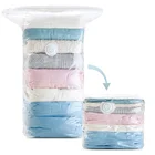 Large Capacity No Tools Needed Cube Vacuum Storage Bag with Dual-used Valve