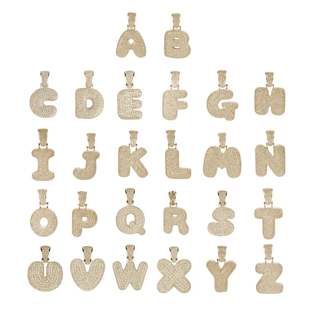 European 26 English Letter Pendant Necklace Micro Inlay Zircon Hip Hop Initial Letter Pendant Necklace
European 26 English Letter Pendant Necklace Micro Inlay Zircon Hip Hop Initial Letter Pendant Necklace