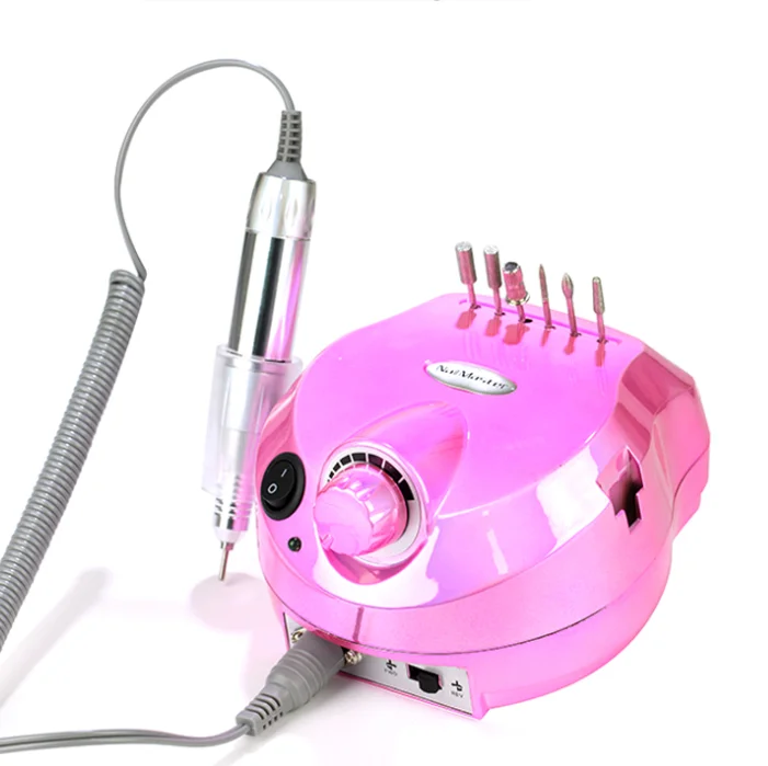 Low Noise Strong Power Electric Nail Drill Nail Polisher With Pedal Handpiece, Mirror hot pink/diamond silver
Low Noise Strong Power Electric Nail Drill Nail Polisher With Pedal Handpiece, Mirror hot pink/diamond silver