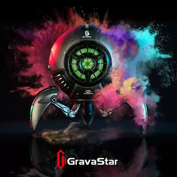 Gravastar Gravity Planet Stereo Metal sound Cool Black technology supports Touch TWS wireless speaker
Gravastar Gravity Planet Stereo Metal sound Cool Black technology supports Touch TWS wireless speaker
