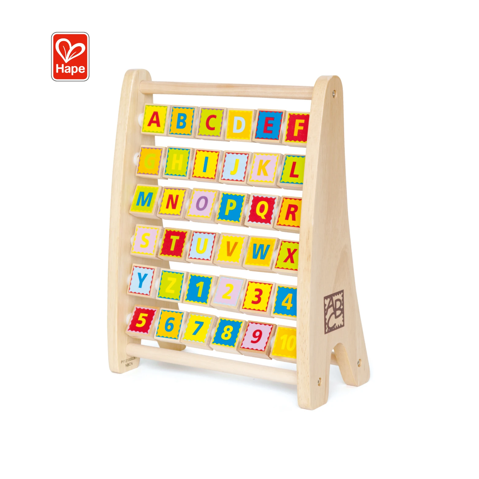 wooden alphabet abacus