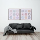 High quality paper printing framed canvas wall art prints for kids room decor