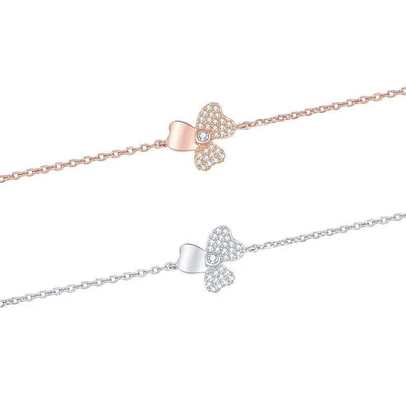 Brand Jewelry 925 Sterling Silver Two Plating Color lucky Three Leaf Clover Women Rose Gold Bracelet
Brand Jewelry 925 Sterling Silver Two Plating Color lucky Three Leaf Clover Women Rose Gold Bracelet