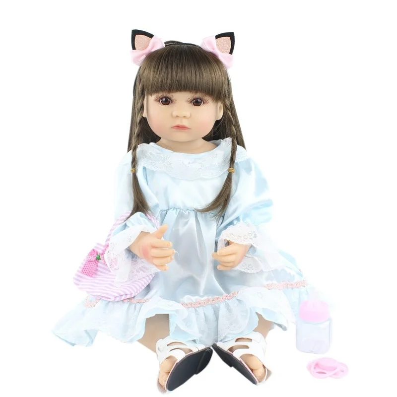 55cm Full Body Silicone Reborn Baby Girl Doll Lovely Anatomically Correct Bathe Toys
55cm Full Body Silicone Reborn Baby Girl Doll Lovely Anatomically Correct Bathe Toys