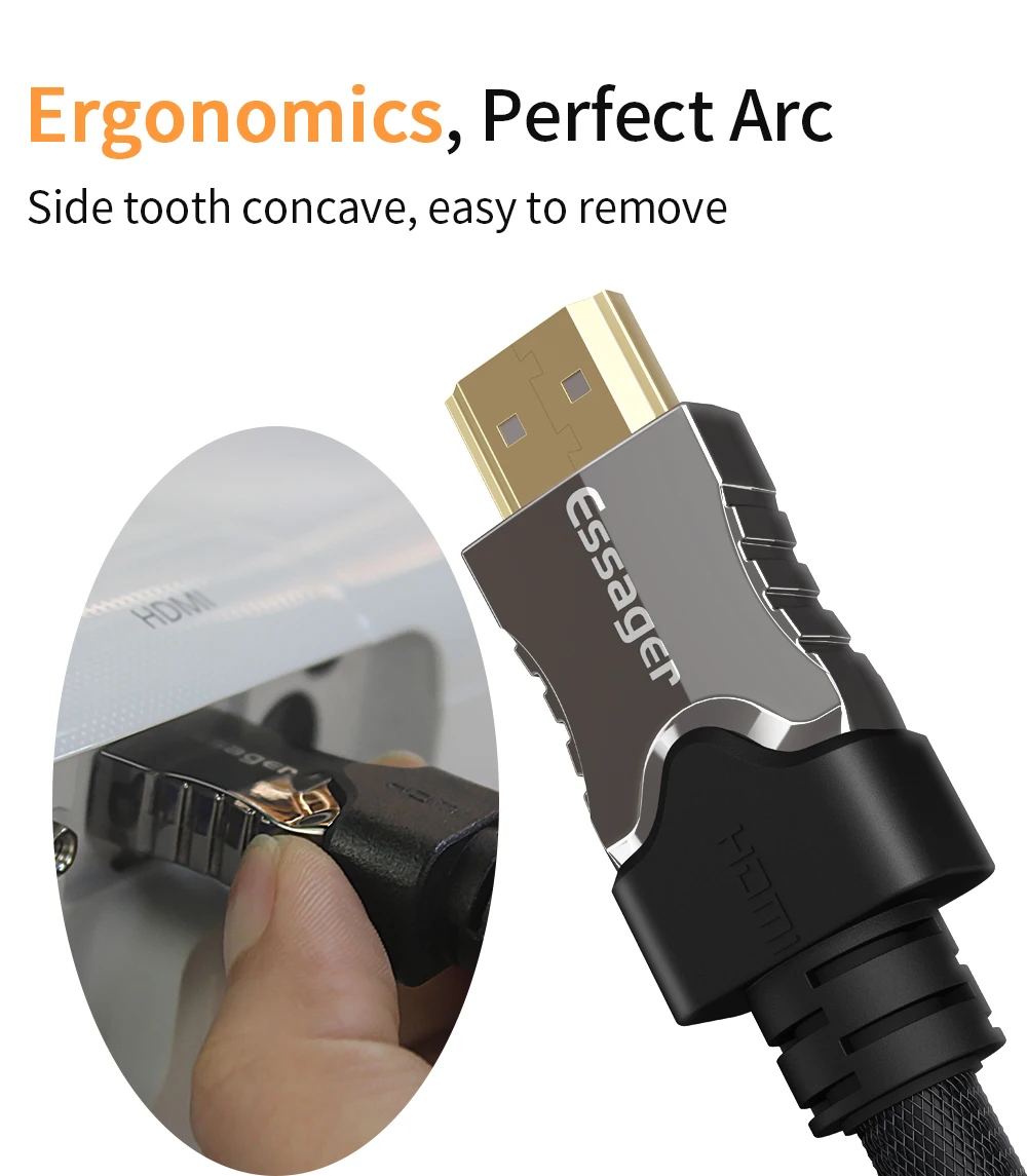 Oem High Speed 1m 2m 3m 5m 10m 15m 20m 4k Extension TV 2.0 for Hdmi to Hdmi Cable - ANKUX.COM