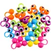 Eye Finger Puppets Eye On Rings Googly Eyeball Ring Party Favor Toys for Kids Mixed Color 200pcs/bag