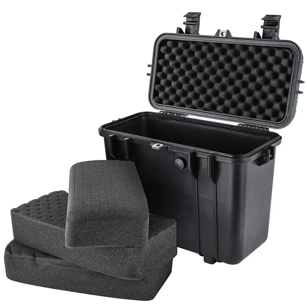 Hard plastic case with foam Navigation toolbox fishing boxes waterProof, Black/customized
Hard plastic case with foam Navigation toolbox fishing boxes waterProof, Black/customized