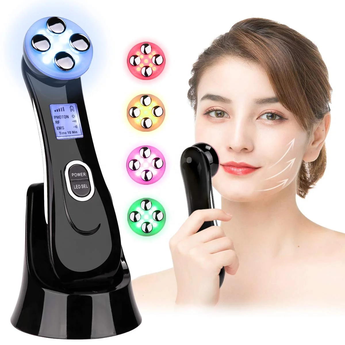 Beauty Personal Care Products 5 in 1 RF EMS Ultrasonic Vibration Ion Face Toning Beauty Skin Care Tools, Pink,white
Beauty Personal Care Products 5 in 1 RF EMS Ultrasonic Vibration Ion Face Toning Beauty Skin Care Tools, Pink,white