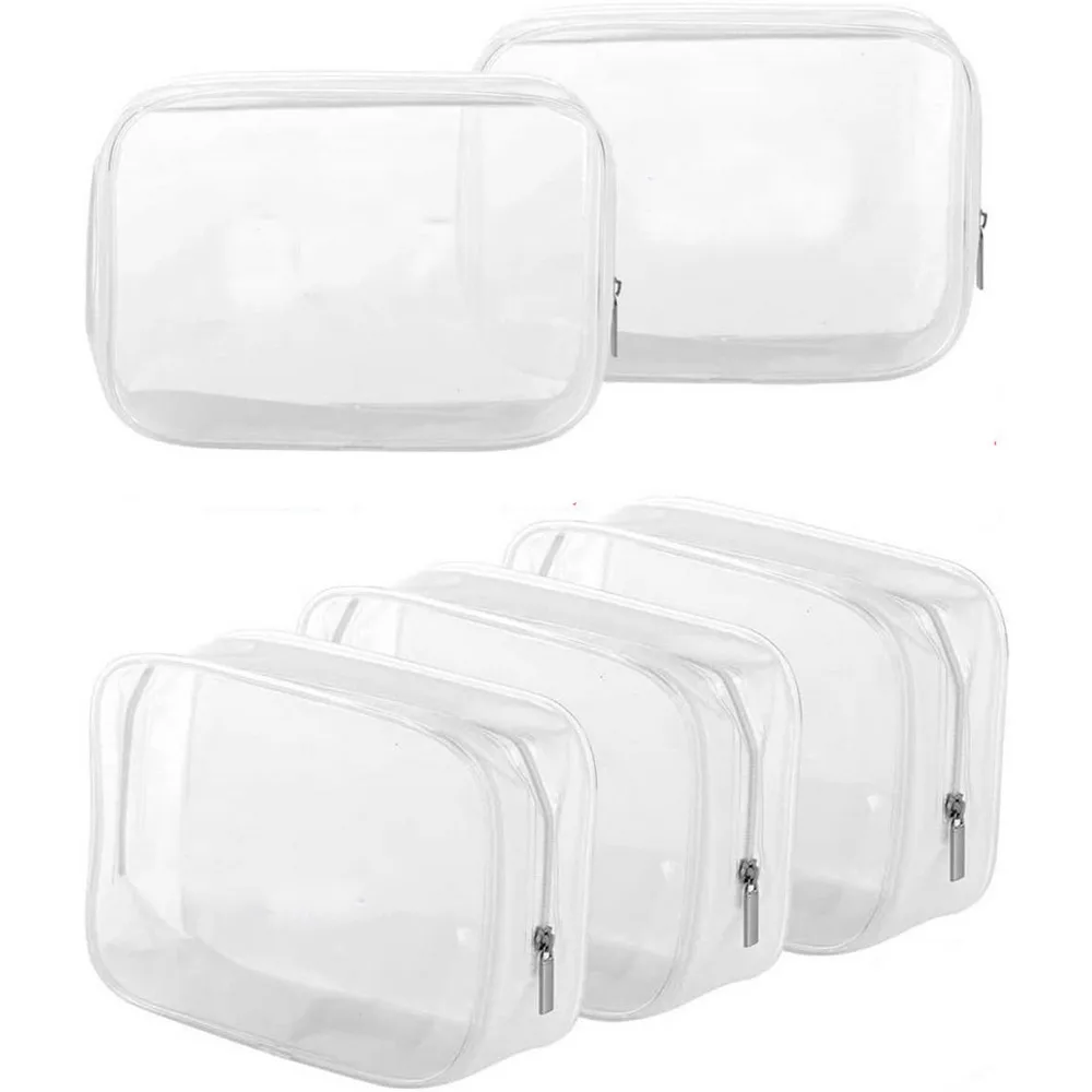 Waterproof Clear Cosmetic Bag Transparent Travel PVC Plastic Toiletry Bag Set Makeup Bag Organizer
Waterproof Clear Cosmetic Bag Transparent Travel PVC Plastic Toiletry Bag Set Makeup Bag Organizer