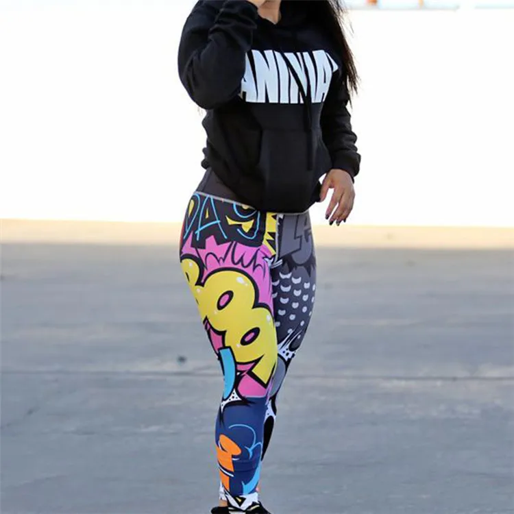 2022 Fashion Cartoon Print Tights High Waist Leggings Women Butt Lift Yoga pants Sportswear, 1colors
2022 Fashion Cartoon Print Tights High Waist Leggings Women Butt Lift Yoga pants Sportswear, 1colors